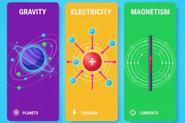 Master Three Physics Topics at Once: An Interactive Fields Analogy Solver field comparison