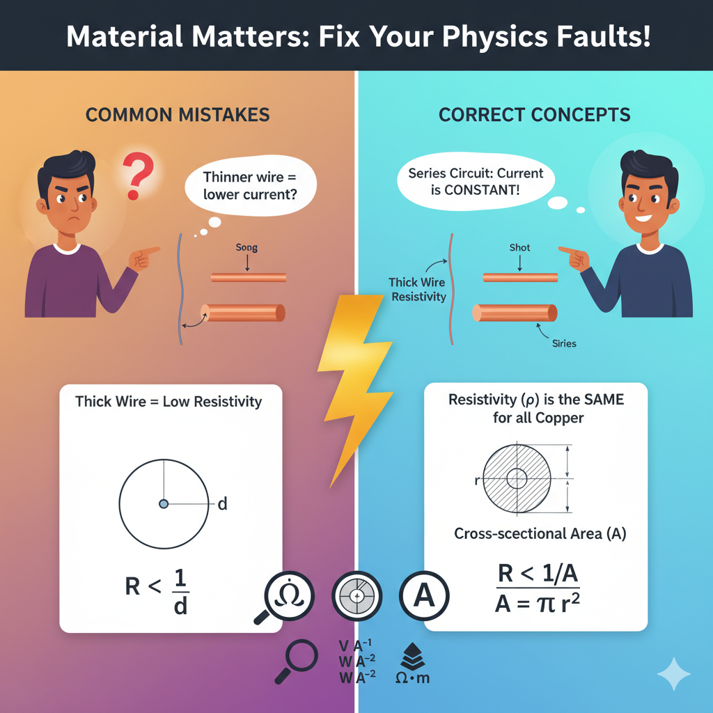 resistance and resistivity misconceptions